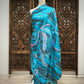 Pareo batik padi - blauw