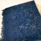 Ruime kebaya blouse, cape, donkerblauw, ook voor grote maten