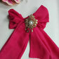 Slendang fuchsia, zonder broche