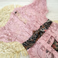 Set sarong en kebaya, roze, kindermaten