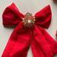 Slendang rood, zonder broche