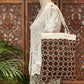 Schoudertas, gevoerd met rits. Tote bag, kleine shopper model 1