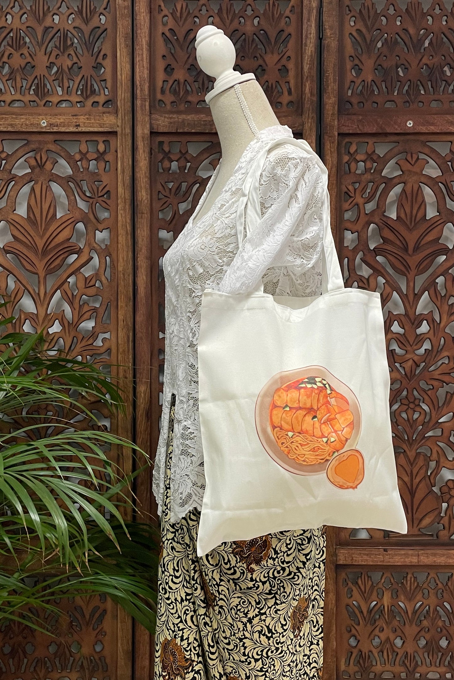 Tote bag, schoudertas pempek palembang