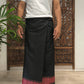 Travelsarong met gekleurde band - verschillende kleuren