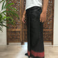 Travelsarong met gekleurde band - verschillende kleuren