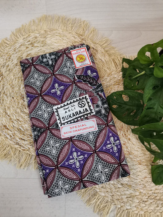 Traditionele sarong Sukaraja patroon 4