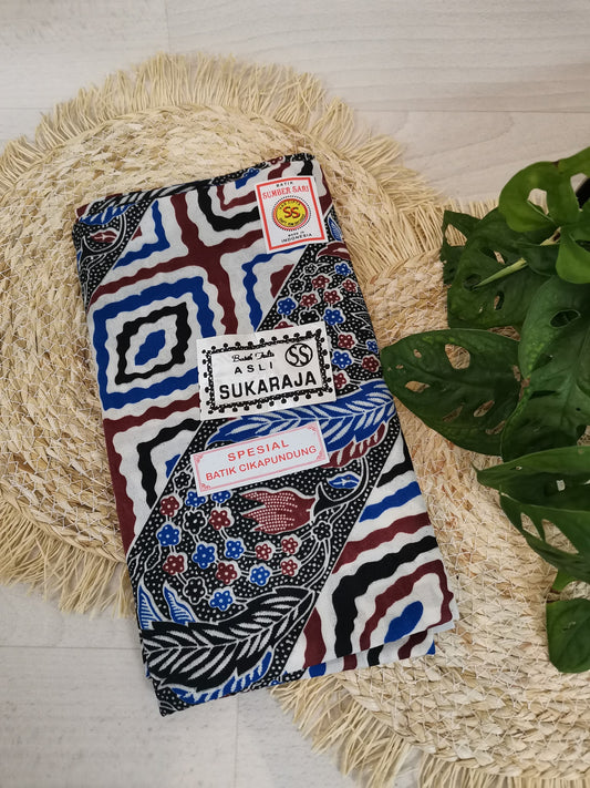 Traditionele sarong Sukaraja patroon 7