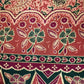 Traditionele sarong Prada Bali Keong verschillende rood/oranje tinten