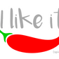 Schort I like it hot